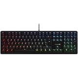 CHERRY G80-3000N RGB, mechanische Gaming-Tastatur mit RGB-Beleuchtung, Deutsches Layout (QWERTZ), kabelgebunden, Original CHE