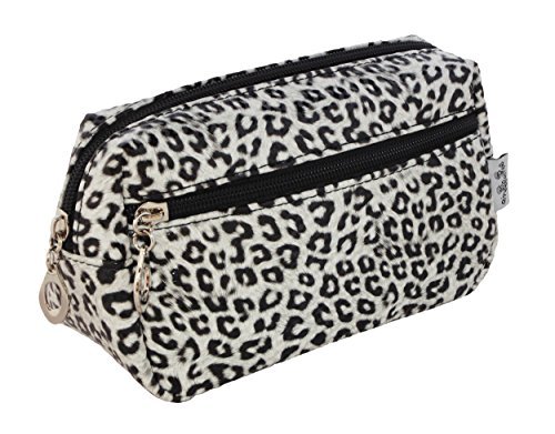 Make up bag Womens Cosmetic Beauty Bags Holder for Ladies Girls Animal Print Leopard Spot