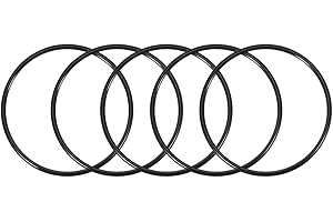 SOURCING MAP Sourcingmap, O-ring in gomma nitrilica, diametro 100 mm, diametro 92 mm, larghezza 4 mm, guarnizione metrica Buna-N, confezione da 5