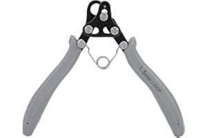 NOENNULL Fritres de Looper pour la Fabrication de Bijoux, Outil de Pince à 1,5 Mm à un Pas pour la Fabrication de Bijoux 18-26g Craft Wire Gold Silver Copper Fer Bobines avec Poignée