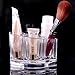 JACKY Clear Acrylic Shaped Cosmetic Lipstick Brush Holder Makeup Case