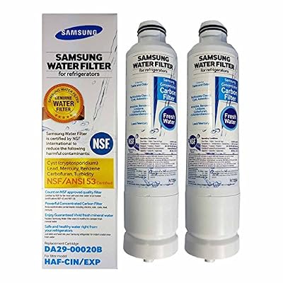 Samsung Filtre à eau interne pour réfrigérateur Lot de 2cartouches, DA29-00020B/HAF-CIN/EXP)
