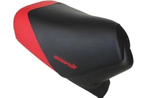 OPTICPARTS DF Sitzbezug Fahrer ODF schwarz/rot für Aprilia SR50 (97-05)