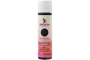 ARTIDEE CREARTEC Natürliche Seifenfarbe Opak - Seifenherstellung/Seifenkreationen -Farbe: Schwarz - Inhalt: 10ml - Made in Germany