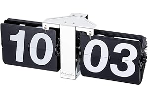 ‎EICHMÜLLER SINCE 1950 Eichmüller since 1950 Deko Flip Uhr - Tischuhr - Silber schwarz