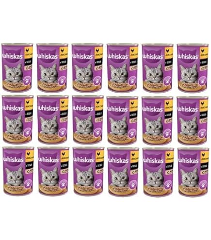 Whiskas kattenvoer in gelei Duo surf en turf adult 85 g 40 stuk
