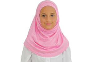 Prien Easy To Wear Hijab For Girls, Muslim Scarf for Kids, Instant Hijabs For Women, Viscose Children Scarves For Ramadan Eid