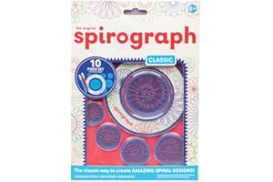 Spirograph 10 Piece Set - Classic | Create Endless Designs | Fun Drawing Set | Create Beautiful & Unusual Patterns | Great Arts & Crafts Activity | for Ages 6+