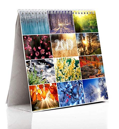 Paper Plane Design 2018 Calendar Table Cute Monthly Calendar Desk Calendar / Table Calendar 2018 Animals Desk Calender (Multi Coloured 3)