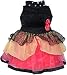 MPC Cute Fashion Baby Girls Velvet and Net Party Wear Frock Dress (Tutu_Black_Fullneck_Rani_20_Black_12-18 Months) RS.610.00