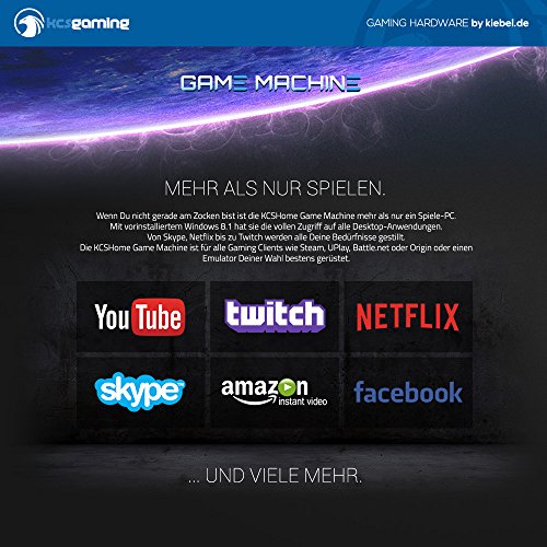 Kiebel [184650] Game Machine 2.0 – Intel i5-7400 (4×3.0GHz) | 8GB-2133 DDR4 | 1TB SSHD Hybrid HDD | NVIDIA GeForce GTX 1060 3GB | ASUS | LAN | Win10 | PC | Computer | HTPC - 7