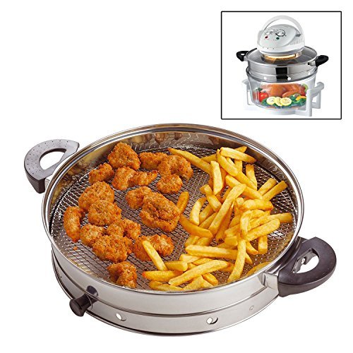 examen pourSentik halogène four Air fry / Friteuse ring Fixation accessoire Convient à utiliser avec n'importe quel 12 litres halogène four