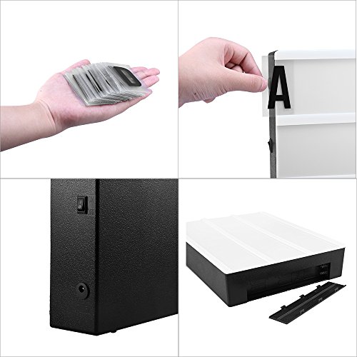 AGM filmische Licht Box A4 Size warm Licht Box mit schwarzen Englische Buchstaben, Nummer, Emojis - 3