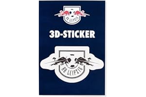 RASENBALLSPORT LEIPZIG RB Leipzig Autoaufkleber - 3D Logo schwarz - Sticker Aufkleber RBL - Plus Lesezeichen Wir lieben Fußball
