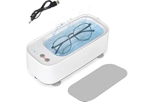 HIQE-FL 450000Hz Ultraschallgerät,500ML Brillen Ultraschallreinigungsgerät,USB-Aufladung,Ultraschallreiniger Gerät,Ultraschallreinigungsgerät Ultraschallreiniger,Ultrasonic Cleaner