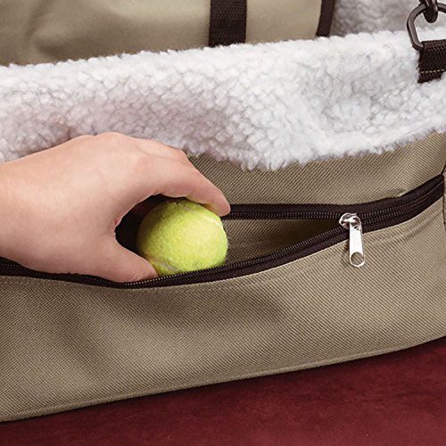 Prime-Paws-Folding-Dog-Travel-Booster-Bag-Cat-Puppy-Pet-Car-Seat-Carrier-Safety-Belt-Cover