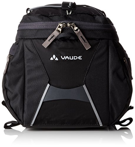 VAUDE Radtasche Silkroad M, Gepäckträgertasche, schwarz, 21x17x31cm, 6,5l - 2