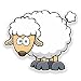 Produktbild 2 x Schaf Vinyl Aufkleber Laptop Helm Bike Auto Kids Farm Lamb Funny # 9276 - 10cm/100mm Wide