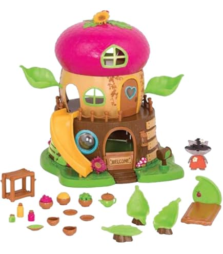Klorofil Familia Nutnut – Set De 4 Ardillas Coleccionables: Papá, Mamá, Marc Y Mia, Para Estimular La Imaginación Y Los Valores De Naturaleza Y Familia