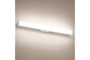 OOWOLF Bathroom Mirror Wall Light - 23.5" 16W 4000K LED Makeup Shaver Lamp Wall Over IP44 Mirror for Dressing Table Cabinet (White, 23.5 Inch)