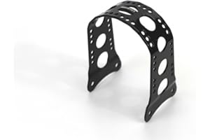 Iron Optics Motorrad Gabelstabilisator 13, Motorradmodell:Harley Davidson Sportster Iron 883, Farbe:schwarz glänzend