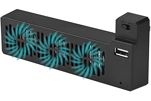 Denash Tragbare Seite des externen USB-Ventilators, reduziert die Wärme, montiert für die Xbox One X Spielekonsole