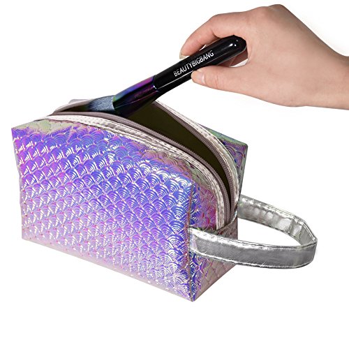 BeautyBigbang-Portable-Trousse--Maquillage-Pochette-de-Voyage-Sac-Motif-Ecaille-Cosmtique-Organisateur-de-Toilette-avec-Fermeture