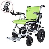 2019 New Electric Wheelchair Folding Motorized Power Wheelchairs, Zinger Chair,Fold Foldable Power Compact Mobility Aid Wheel Chair, Powerful Motor Wheelchair,