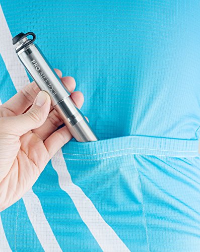 Mini Pumpe – hoher Druck – zuverlässig, kompakt & leichte Rahmenpumpe – kompatibel mit Presta & Schrader Ventil – Beste Qualität & Leistung – Fahrradpumpe für Mountainbike & BMX-Reifen - 7