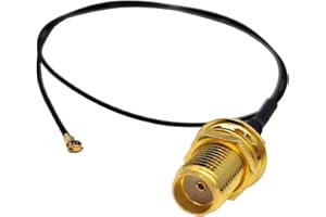 SB COMPONENTS U.FL to SMA-Female Connector - UFL to SMA RF Adapter for Wireless Communication, IoT, GPS Systems, and RF Applications