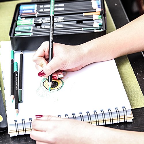 Colore Buntstifte – 72 Premium-Farbstifte, vorgespitzt fürs Zeichnen und für Malvorlagen – Super Zubehör für den Kunstunterricht, für Kinder & Erwachsene, für Malbücher – 72 Farben - 3