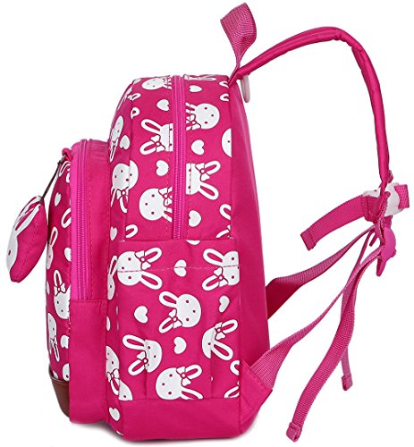 Sac A Dos Enfant Fille Bambin Lapin Tout Petit Havresac Poche Maternelle Anti-Lost Sangle Laisse