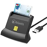 ATLANTIS lettore smart card P005-SMARTCRV-U, tessera sanitaria, carta nazionale dei servizi, attivazione spid e firma digital