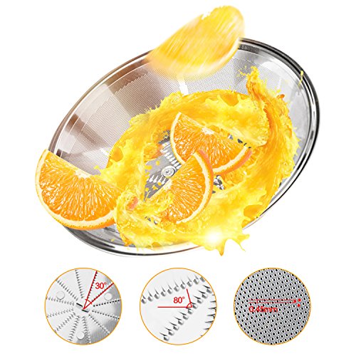 confronta il prezzo Aicok Centrifuga Frutta, Estrattore di Succo, Centrifuga per Frutta e Verdura con Quick Clean Pulisci Spazzola, 400W, Acciaio Inox, Nero miglior prezzo