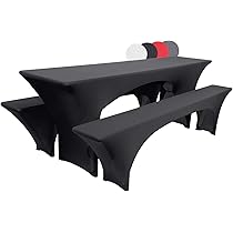 Set van 3 hoezen voor biertafelset 220x50