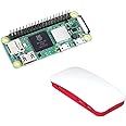 sb components Raspberry Pi Zero 2 W with Built-in WiFi and Bluetooth, Raspberry Pi Zero 2 W with Raspberry Pi Zero Official Case | Raspberry Pi Zero 2 with Case