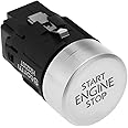 eMagTech 1Pc Car Engine Start Stop Switch Button Replacement Part 5G1959839 5GG959839 5Q1959839 Compatible with VW Golf 7 MK7 2013-2017
