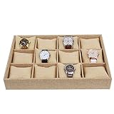 mostradores para joyeria vitrinas Buenos regalos--esta caja de reloj es un gran regalo para cualquier celebración o día festivo, como el Día de San Valentín, Navidad, cumpleaños, promociones, etc. Para los hombres con muchos relojes, también es un regalo muy dotado.