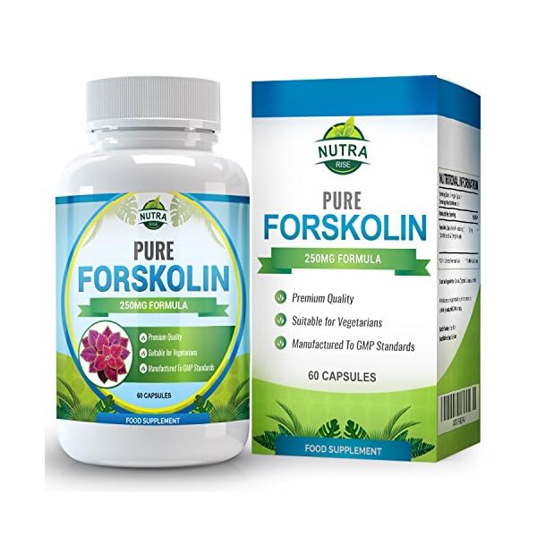 Forskolin for Weight Loss, Diet Pills with Active Fat Burner, Burn Belly Fat Easily, Our Supplement is Made from Pure Extract, 250mg Capsules