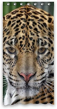 Leopard's Avatar Waterproof Bathroom Polyester Fabric Shower Curtain Bathroom Decorative 36"x72" (90cm x 183cm)