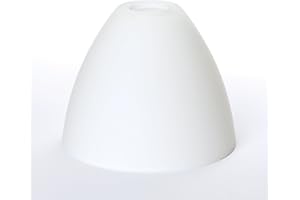 ORION LIGHTSTYLE Paralume in vetro di ricambio, bianco, attacco E14, a cono, diametro 30 mm