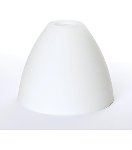 OSALADI 3 paralumi in vetro a forma di globo, copertura per lampada a