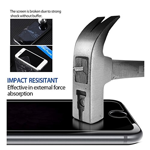 [2 Front+1 Back] Iphone SE/5s/5c/5 Screen Protector, KlearlookÂ® [3D Touch Compatible] 2-Pack Crystal Clear Tempered Glass Screen Protector+ 1-Pack Matt Back PET Film-99.9% Transparent HD Shield / 9H Hardness / Shatter-Proof + Bubble-Free