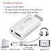 Produktbild Wokee HDMI Konverter Adapter für Wii-Konsole, gibt Video und Audio im volldigitalen HDMI-Format aus und unterstützt alle für Wll-Anzeigemodi mit 3,5 mm Audio Ausgang für Wii 2