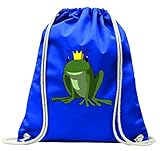 'Turn Bolsa 'Príncipe Rana cuento de Frog de Prinz de animales con cordón - 100% algodón...