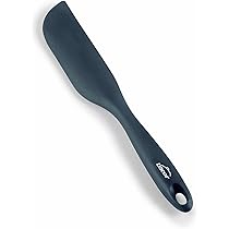 Lacor 64468 Grey spatel, geperforeerde spatel, siliconen, keukengerei, ergonomische handgreep, anti-aanbaklaag, bestand tegen hoge temperaturen, vaatwasmachinebestendig, lengte 29 cm