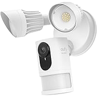 eufy Security Floodlight Camera 2K mit 2000lm Scheinwerfer, K.I., Personenerkennung, Gebührenfreie Nutzung, Wetterfest, Schal