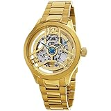 Stuhrling Original 784.03 Orologio da Polso, Display Analogico, Uomo, Cinturino Acciaio Inox, Oro