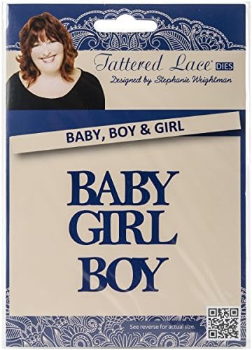 Create and Craft Metal Tattered Lace Die-Baby Boy and Girl Classic