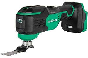 Metabo HPT 18V MultiVolt™ Oscillating Multi-Tool | Tool Only - No Battery | High Speed Cutting | Low Vibration and Noise | Lifetime Tool Warranty | CV18DAQ4